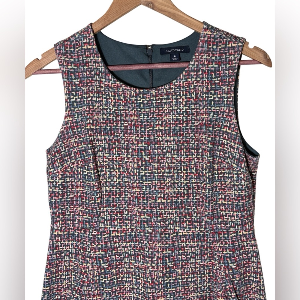 Lands’ End Sheath Dress Size 6 Pockets Career - Picture 2 of 6